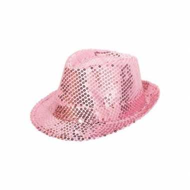 Roze glitterhoedjes