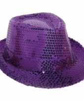 Glitter hoedjes paars